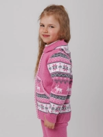 Кофта вязаная на молнии с капюшоном