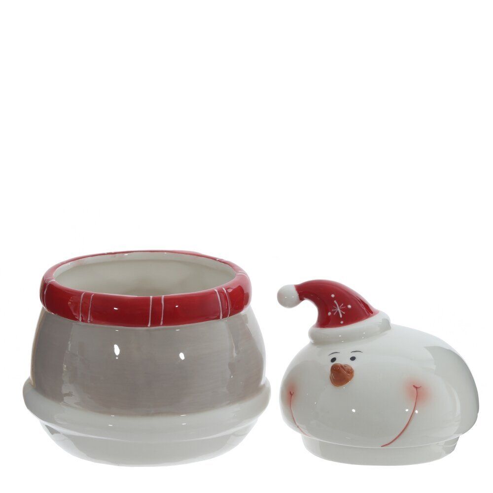 GAEM Конфетница "Веселый снеговик", 1000 мл, L14 W14,5 H19 см
