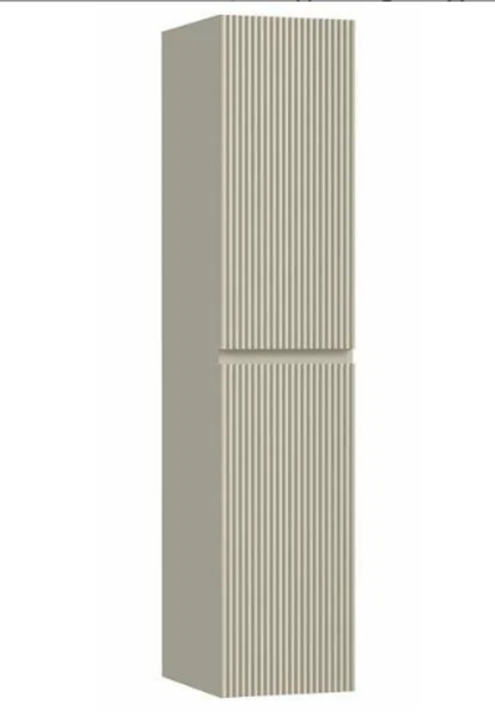 Шкаф-пенал SANCOS Snob R подвесной Beige Soft, 350х350х1650 мм, арт. PSNR35CE