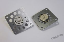 фланец крепежный декоративный для крепления 8-штырьковой ламповой панели