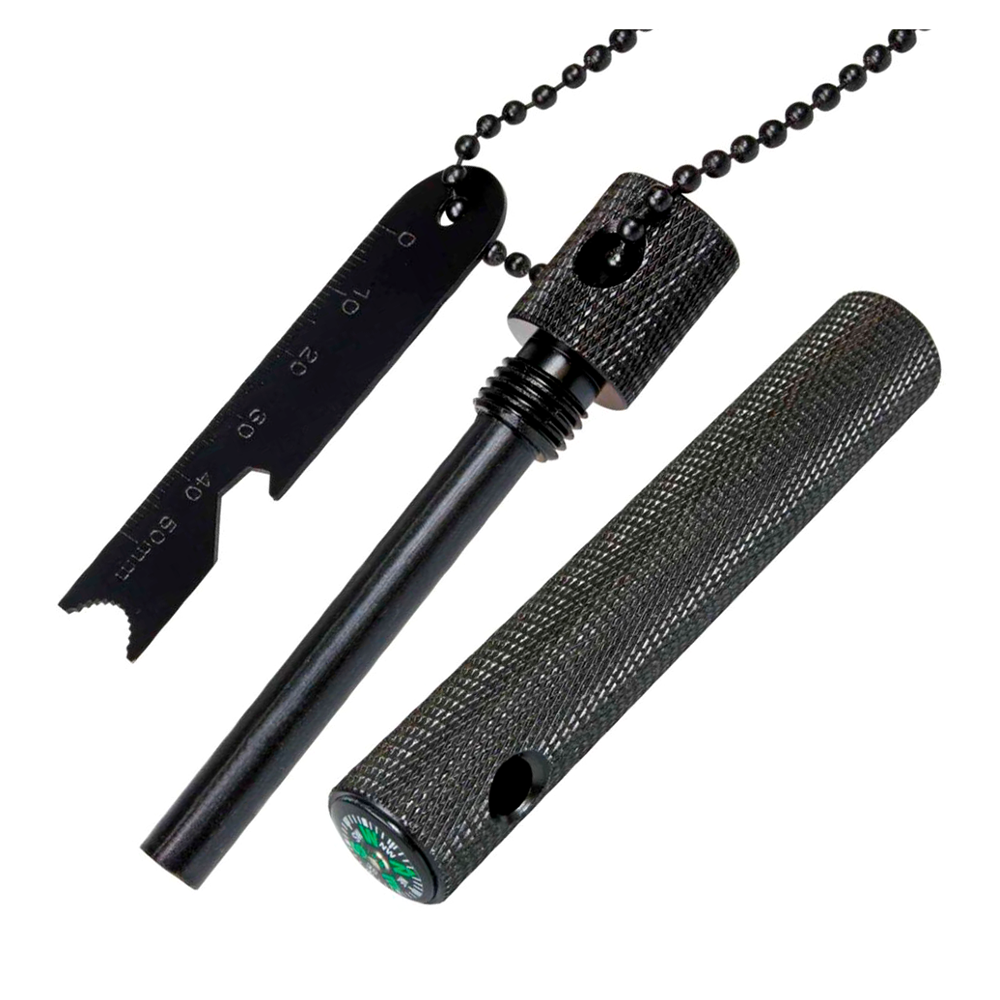BK09BO778 Fire Starter - огниво, компас, линейка