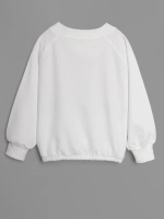 Свитшот для девочки осенний с завязками