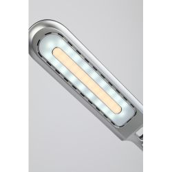 Настольный светильник ЭРА NLED-497-12W-BK светодиодный на струбцине и с основанием черный