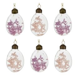 GAEM Набор из 6-ти изделий декоративных подвесных "Яйцо пасхальное" (6*3*10), L19 W21,5 H3 см