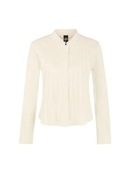 Marc Cain Жакет приталеный из смеси льна и вискозы