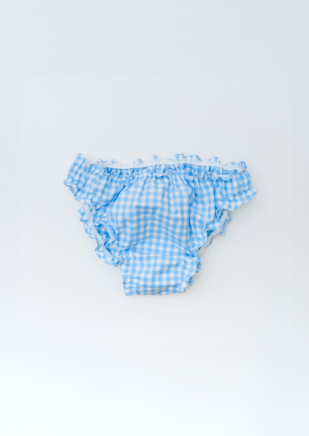 Ruffled gingham bloomers