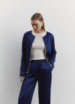 Костюм "Shine" из сатина, цвет тёмно-синий, р-р OS