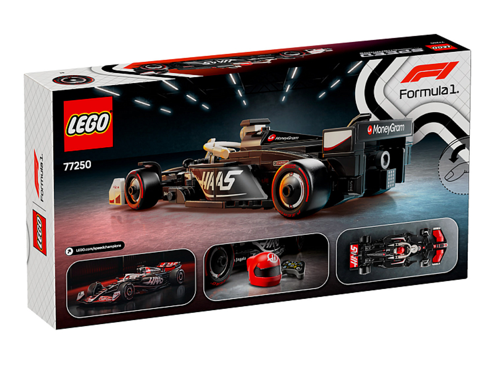 LEGO Speed Champions 77250 «MoneyGram Haas F1 Team VF-24» — официальный болид Haas