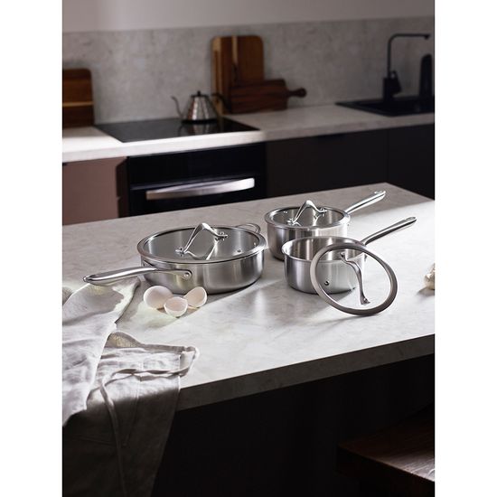 Сотейник с крышкой 3ply etalon, D26 см