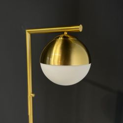 Торшер Geneva Single Glass Globe Floor Lamp