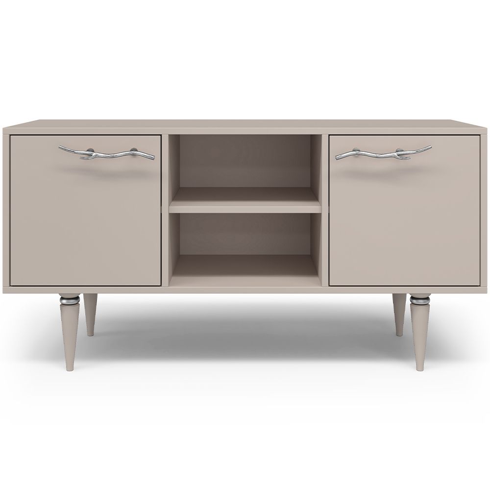 Тумба под ТВ Арт Колор matte 117см Классик Сильвер Серый агат матовый