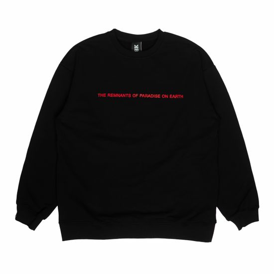 Свитшот HOOK Рай оверсайз (черный)