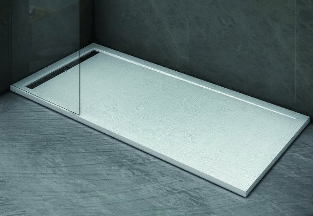 Душевой поддон из искусственного камня Cezares Tray AS 140х80 TRAY-AS-AH-140/80-30-W Белый