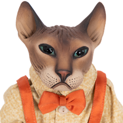 Кукла коллекционная Кот Бруно