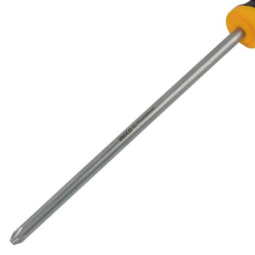 Отвертка крестовая 200 мм PH3 Cr-V мм INGCO INDUSTRIAL HS28PH3200