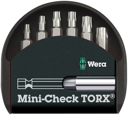 Набор насадок с держателем Wera Mini-Check TX 05056294001