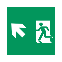 Пиктограмма EMGP-MARK-MA-LUP (Человек, Вверх-Влево) (Arlight, Пластик) 059840