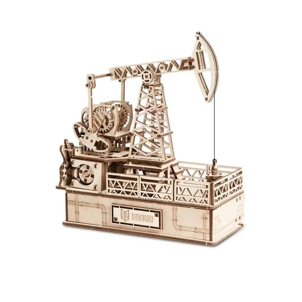 Деревянный конструктор Нефтяная вышка с секретом (DROVO)