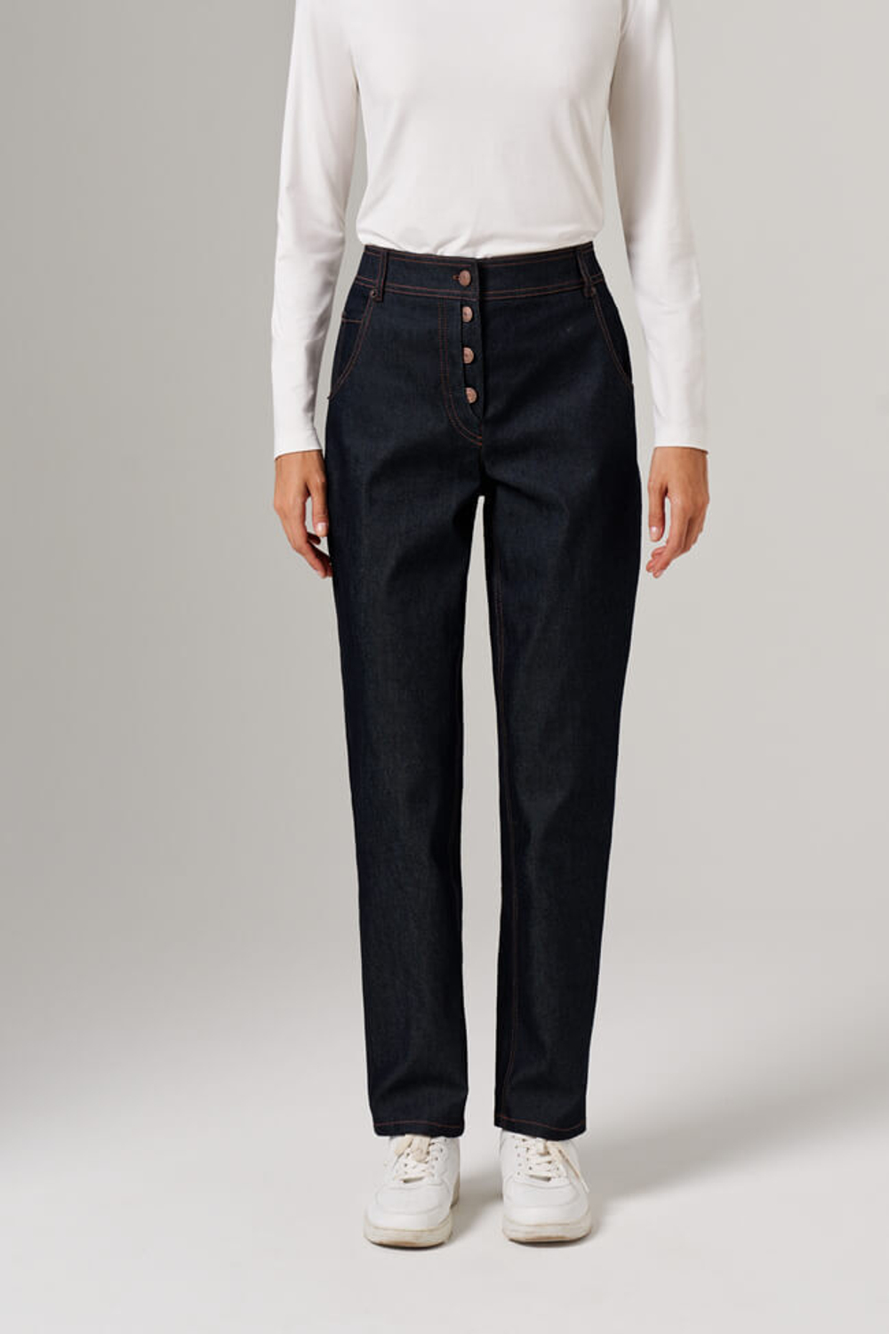 31118 Джинсы женские (индиго)