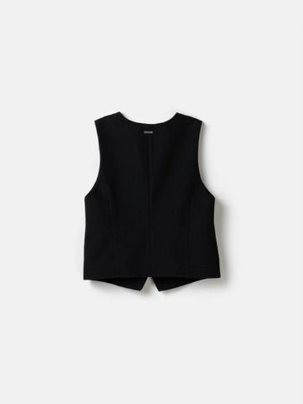 Жилет "Уголь" для девочки 7+