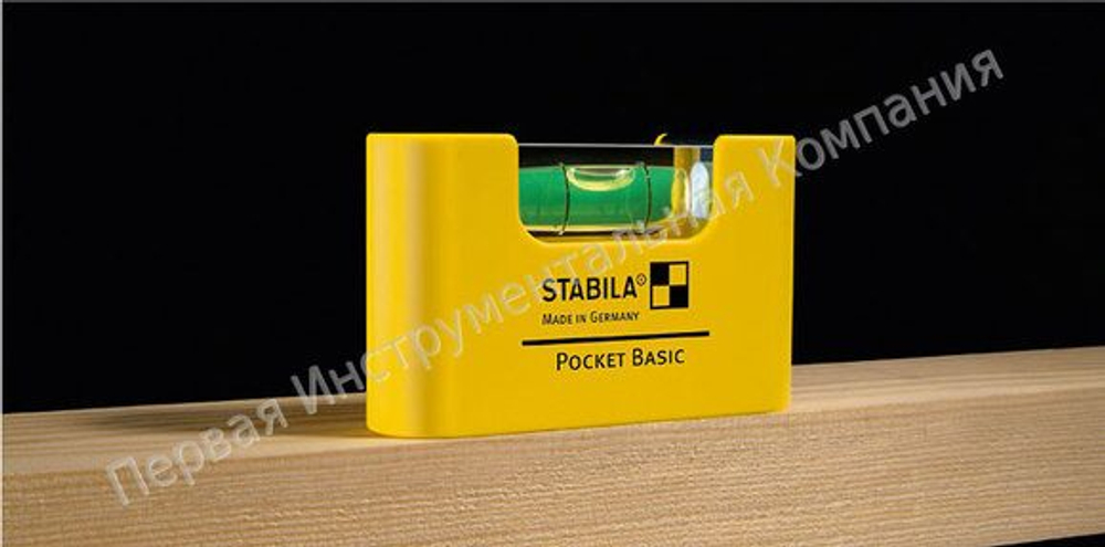 Пластмассовый мини уровень STABILA POCKET 17773