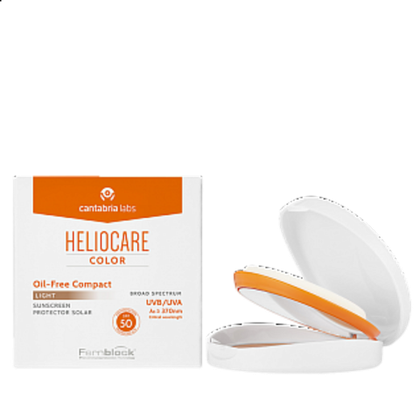 HELIOCARE Color Oil-Free Compact SPF 50 Sunscreen (Cantabria Labs) – Крем-пудра компактная с СЗФ 50 для жирной и комбинированной кожи (Light / Fair)