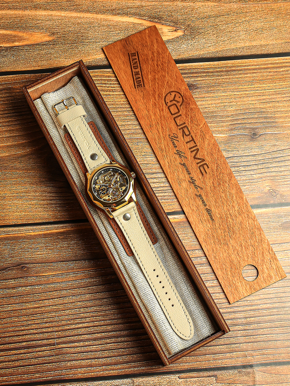 Часы скелетоны мужские механические Dandy 2.0 YOURTIME