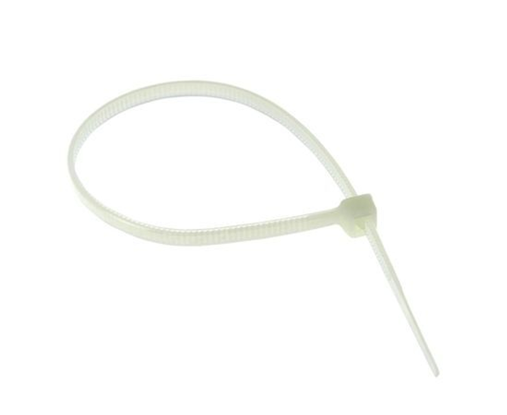 (1 упак.) EKF хомут нейлон белый 3,6х200 (уп. 100шт, ) Basic plc-c-3.6x200