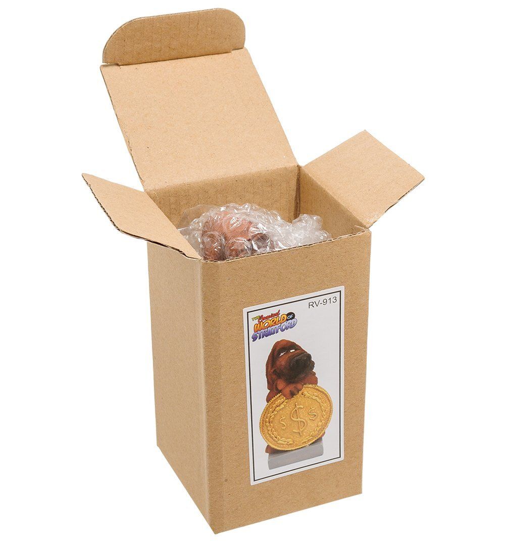 RV-913 Статуэтка Собака Блад-хаунд «Монета на удачу» (W.Stratford)