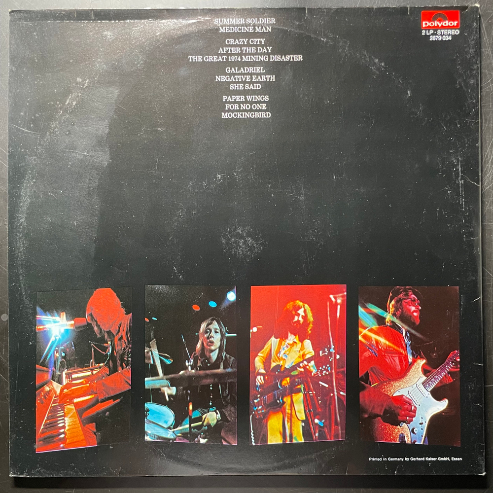 Barclay James Harvest ‎– Live 2LP (Германия)