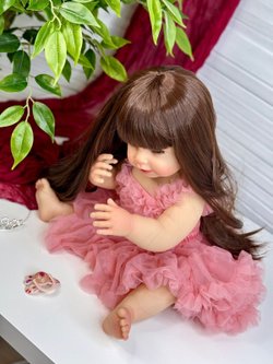 Кукла Реборн виниловая 55см в пакете (FA-568)