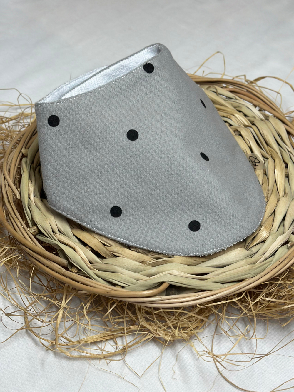 Непромокаемый слюнявчик-нагрудник на кнопках RinaAmari фланель в ассортименте