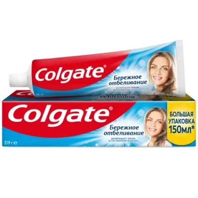 Colgate Зубная паста Бережное отбеливание 150мл
