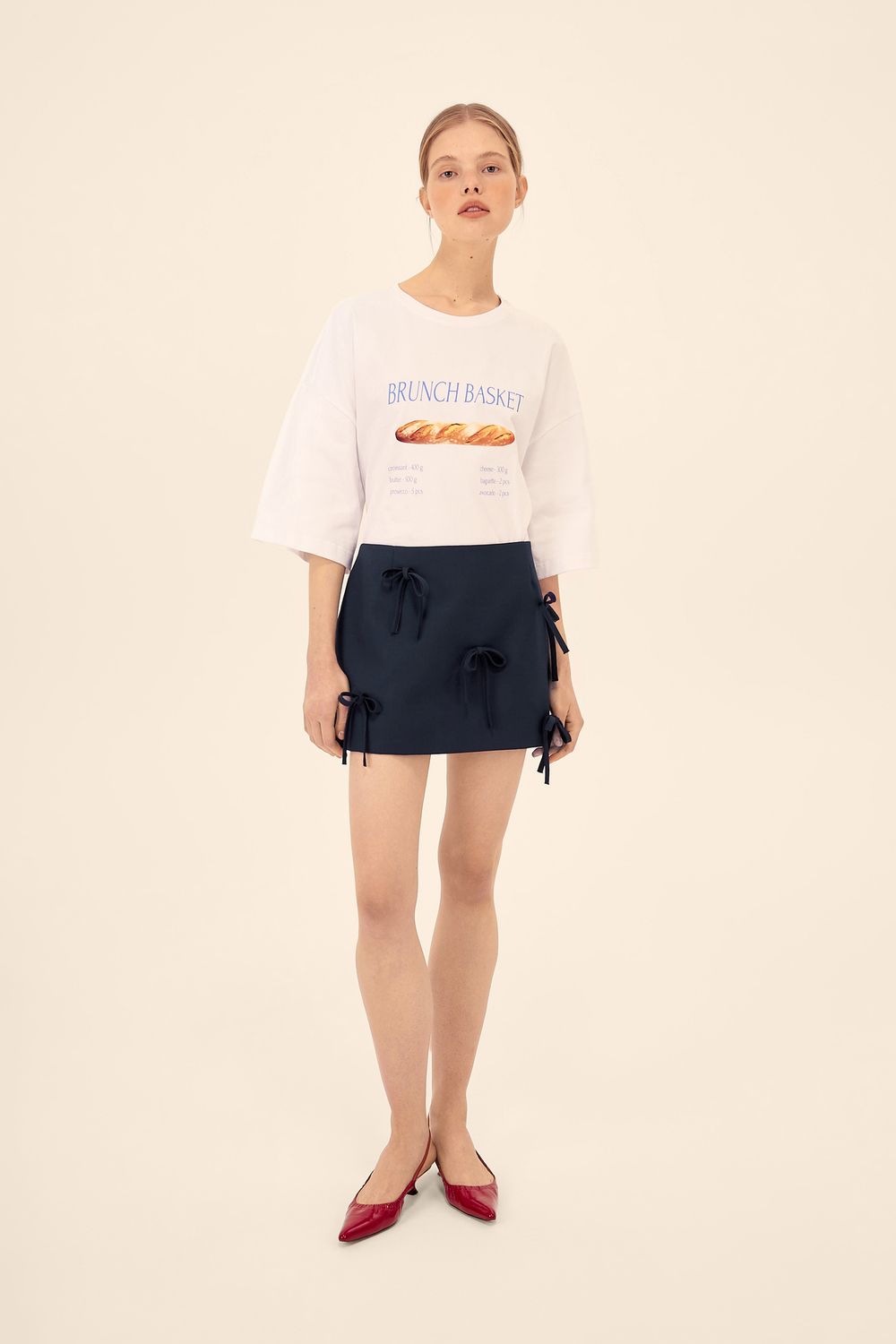 Пиджак объемный ((И сбоку бантик)), синий