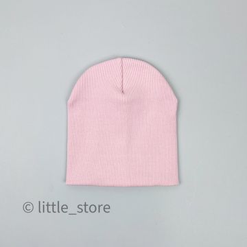 Шапка "Simple" двухслойная, Нежно-розовая