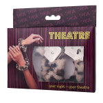Наручники с леопардовым принтом на опушке ToyFa Theatre 951034