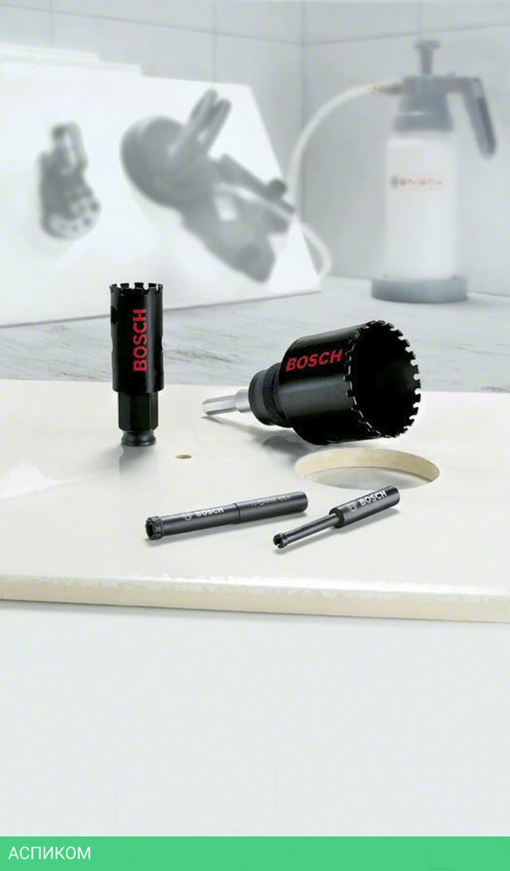 Алмазная коронка Bosch Diamond for Hard Ceramics D 20 мм 2.608.580.302