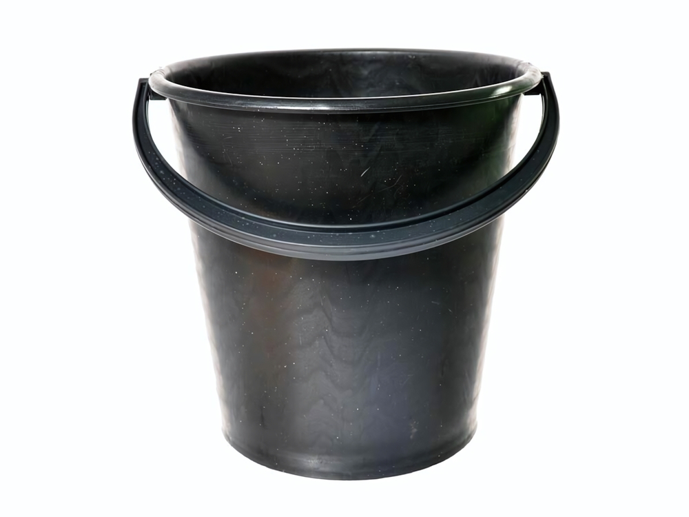 Ведро 10л хозяйственное черное