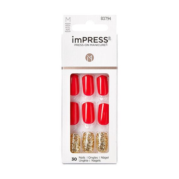Self-adhesive nails imPRESS Memories 30 pcs