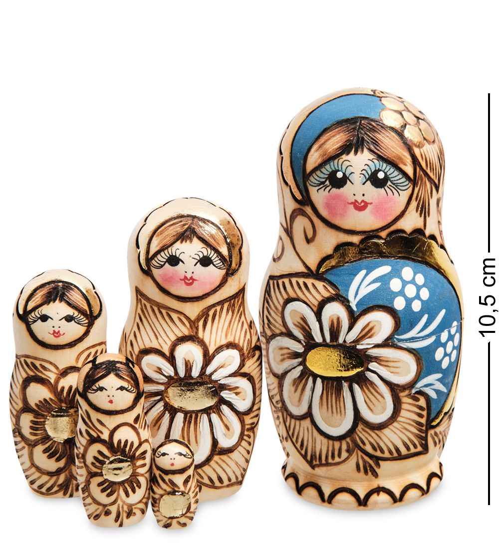 Народные промыслы МР-24/ 03-B Матрешка 5м «Грушенька» мал.