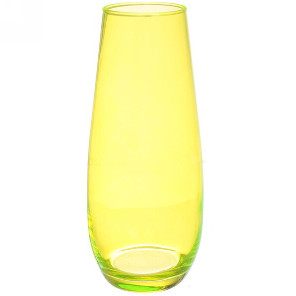 Ваза стеклянная 26см «Радуга G» (6 разных цветов) Z43267/01