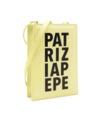 Кожаная сумка для телефона Patrizia Pepe - желтый(8B0052 L100)