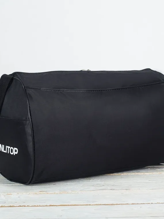 Сумка спортивная Не просто быть лучшим на молнии, наружный карман, цвет чёрный