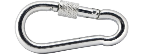 Карабин с фиксатором, оцинк. 7 DIN5299 D