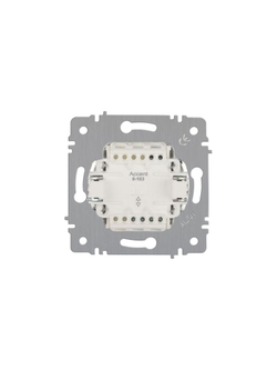 Переключатель 1-кл. СП Accent 6-103-01 10А IP20 250В AL/CU бел. Intro Б0063450