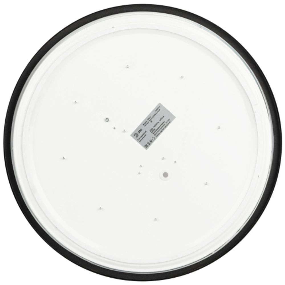 Светильник потолочный светодиодный ЭРА Классик без ДУ Relict 38 SPB-6-40 4К BK 40W 4000K Черный