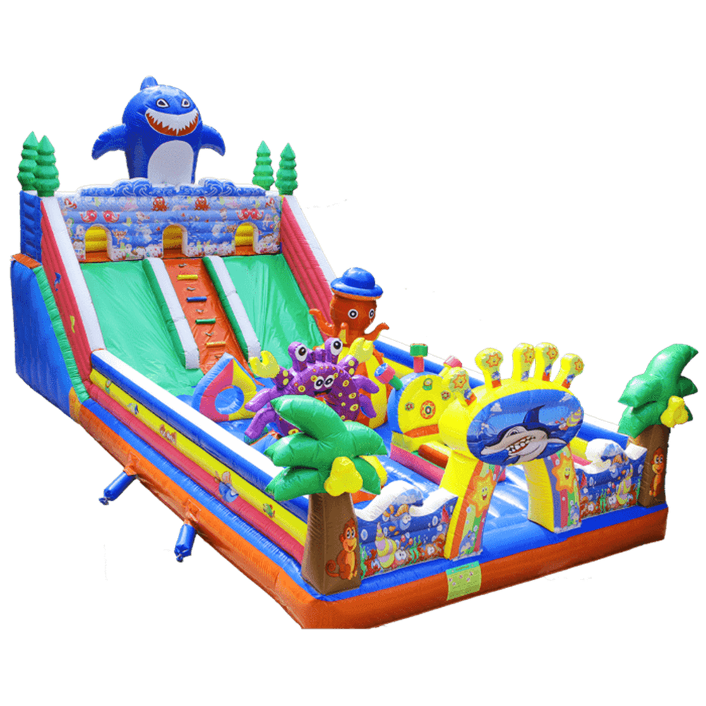 Коммерческий батут "Морские приключения" 14*7*6 м