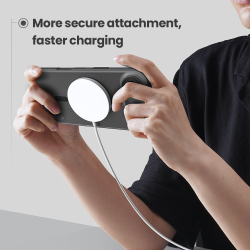 Чехол тонированный c MagSafe для iPhone Air, серия Super Frosted Shield Pro Magnetic (Clear version) от Nillkin