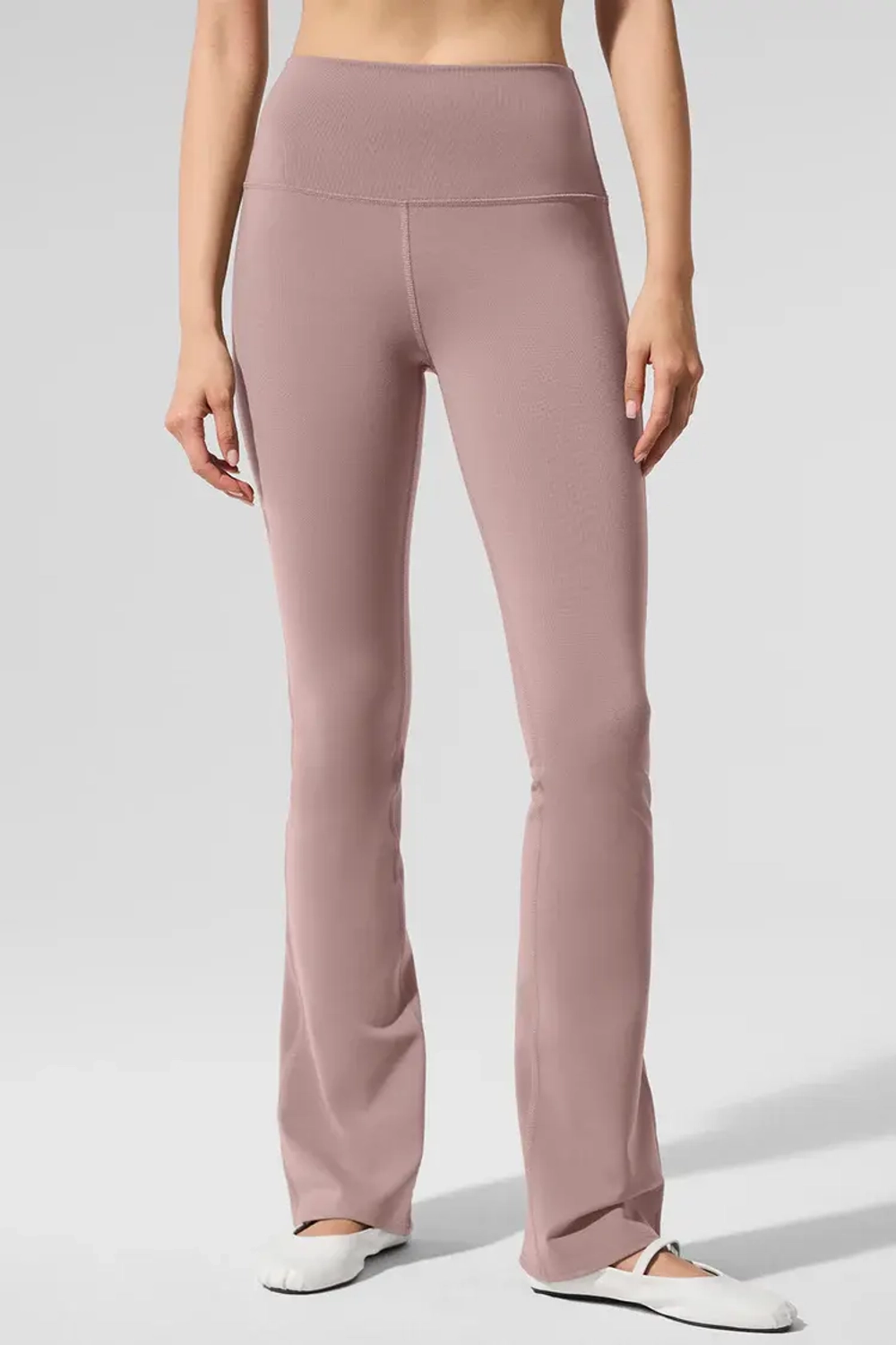 Alo yoga Леггинсы с высокой талией, серо-коричневый