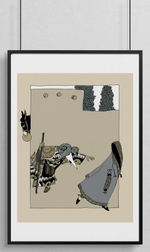 Постеры с иллюстрациями А. Дмитриева и И. Олейникова